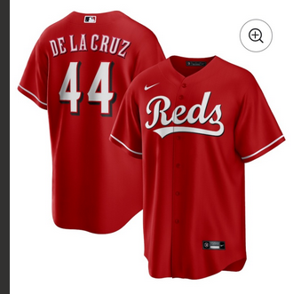 Youth 2025 Cincinnati Reds #44 Delacruz red Nike MLB Jersey->chicago cubs->MLB Jersey